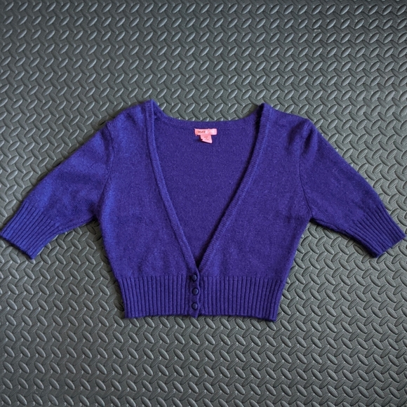 Max Rave | Sweaters | Y2k Purple Bolero 